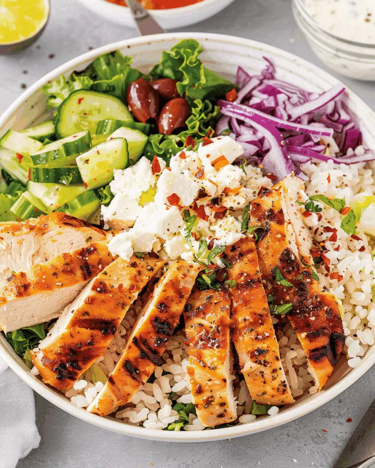 Greek Chicken Bowls
