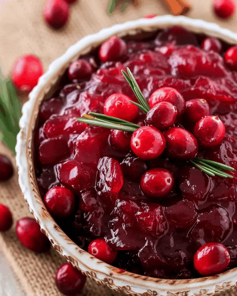 Homemade Cranberry Sauce