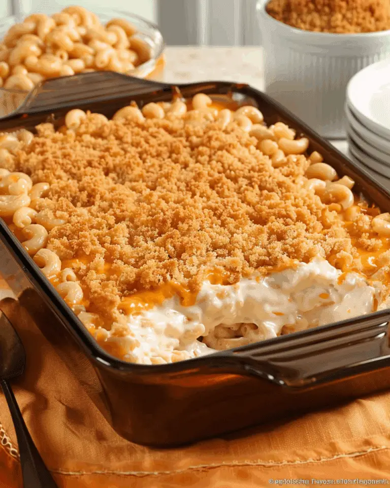 Homemade Mac and Cheese Casserole