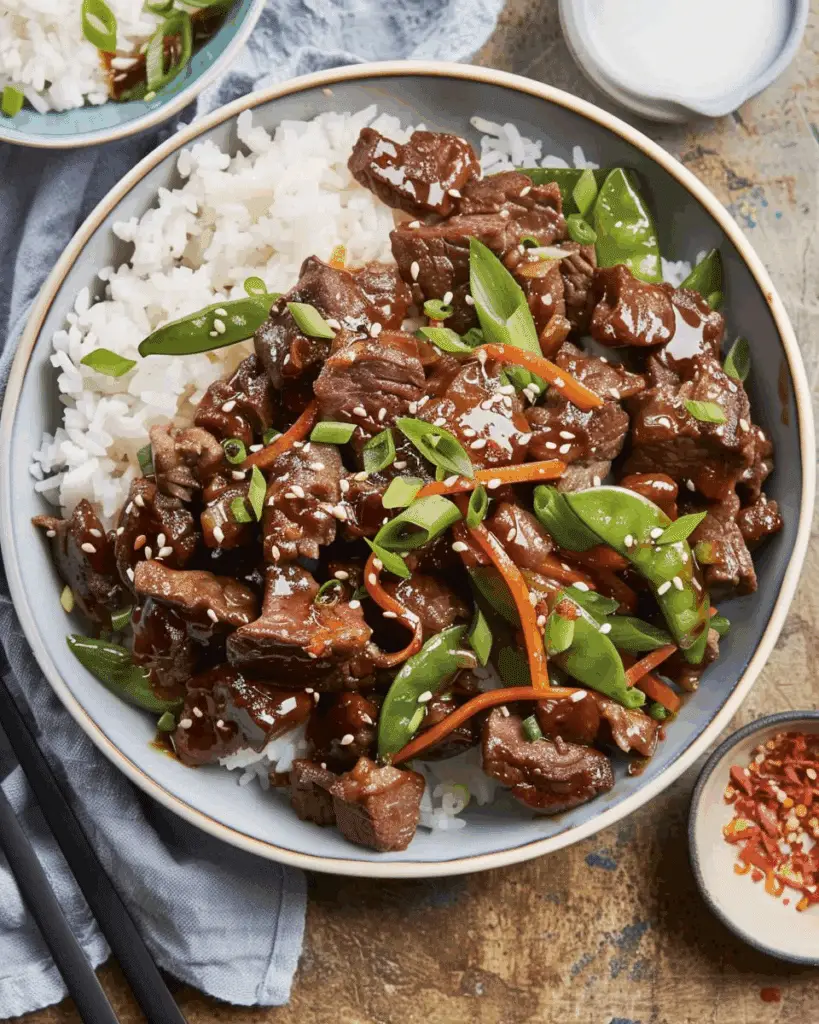 Honey-Soy Ginger Beef Bowl