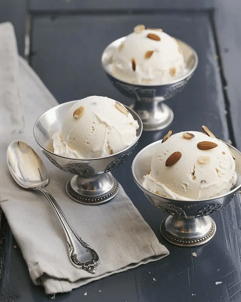 Honey Almond Frozen Yogurt