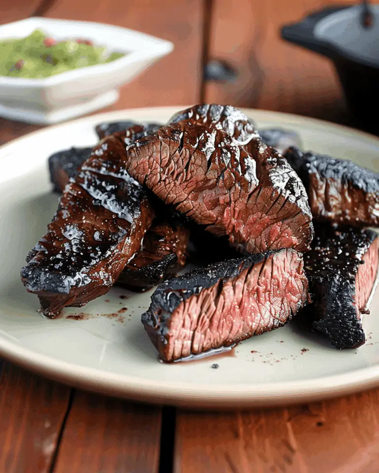 Honey & Bourbon-Glazed Steak Tips