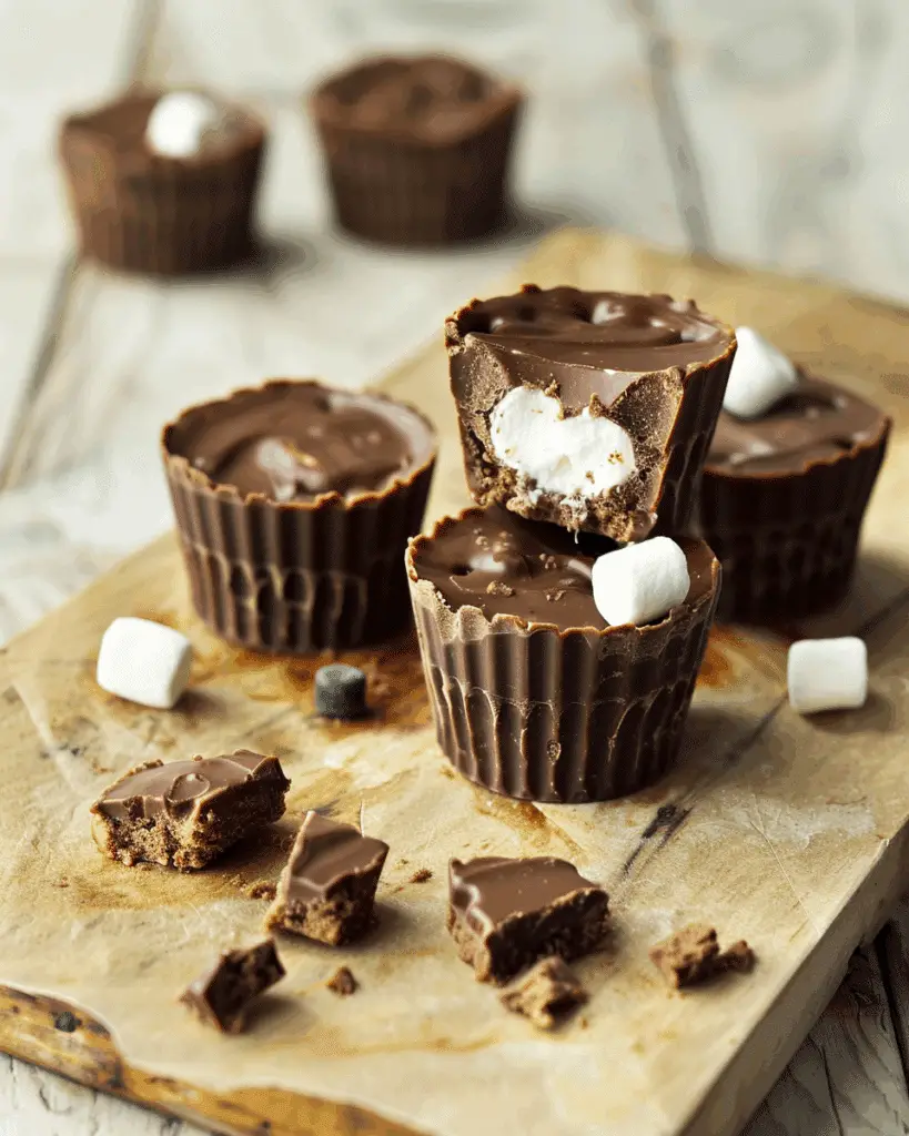 Marshmallow Nutella Cups