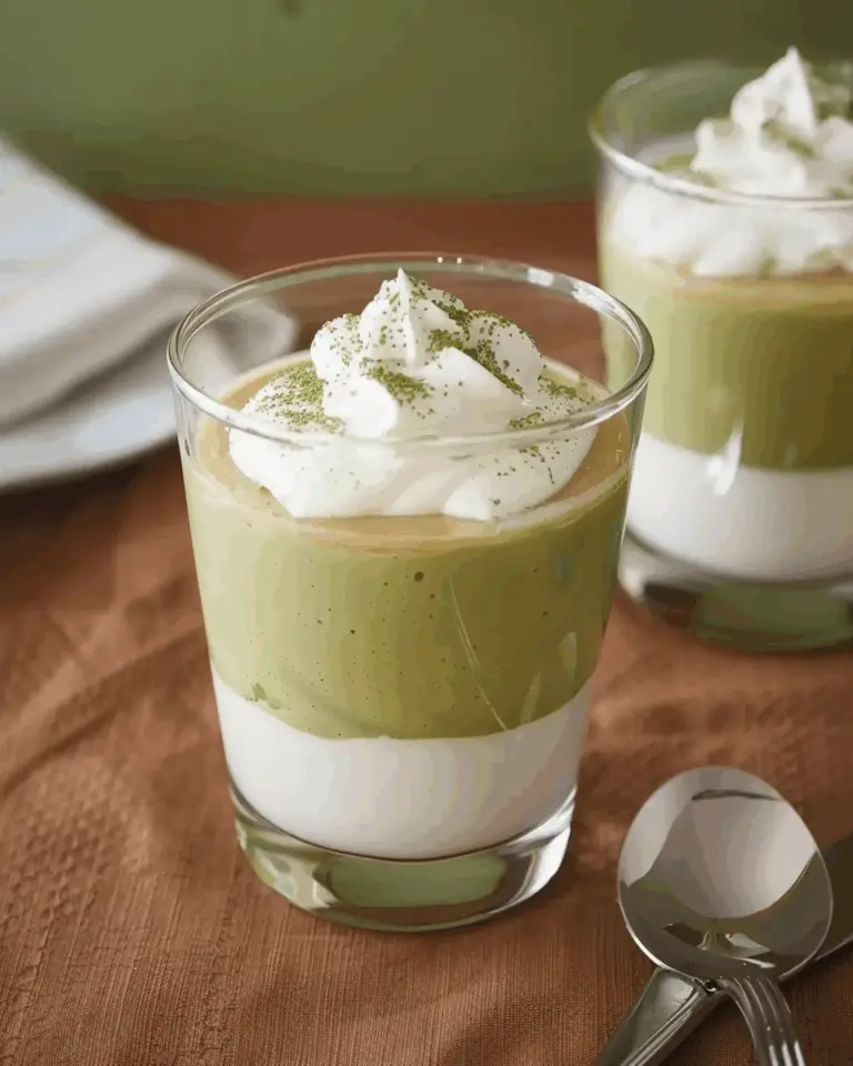 Matcha White Chocolate Mousse