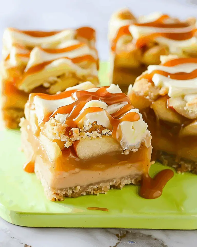 Easy Caramel Apple Bars
