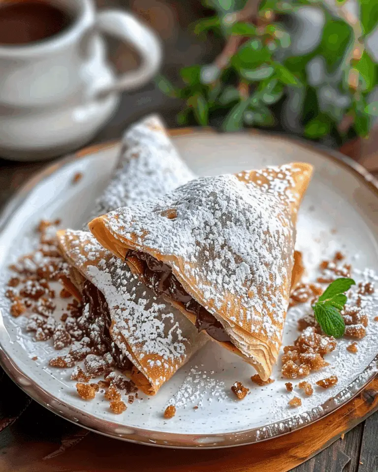 Nutella Crunch Wontons