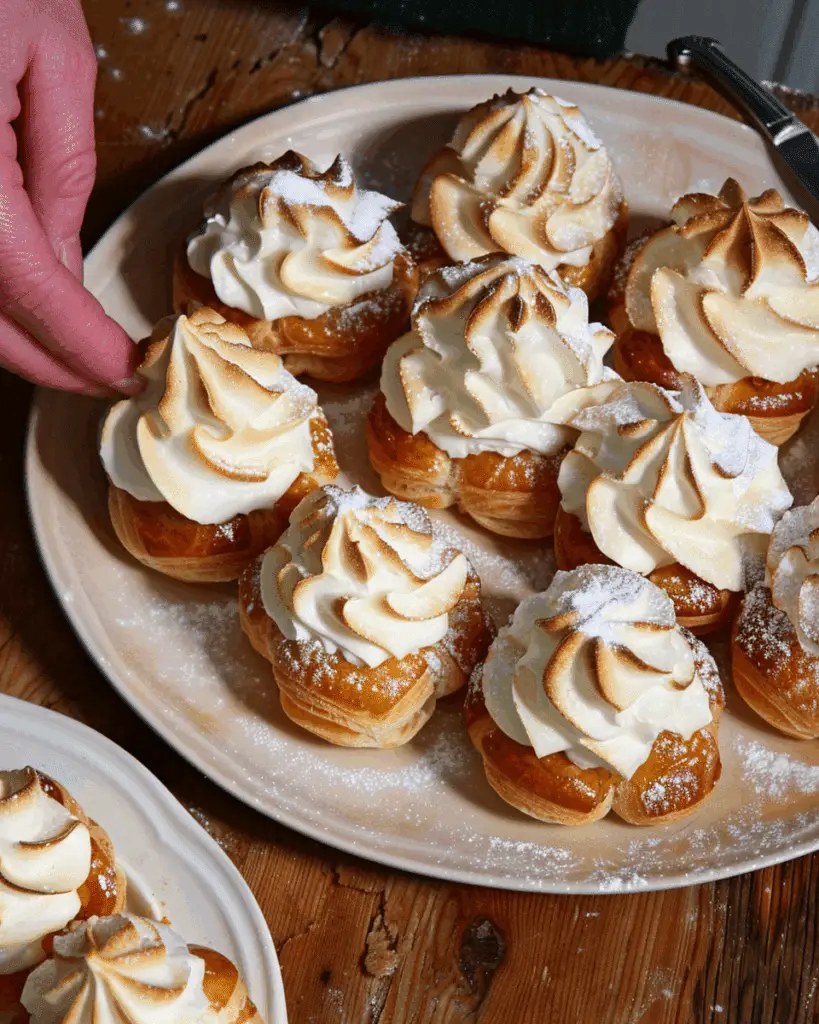 Orange Blossom Cream Puffs
