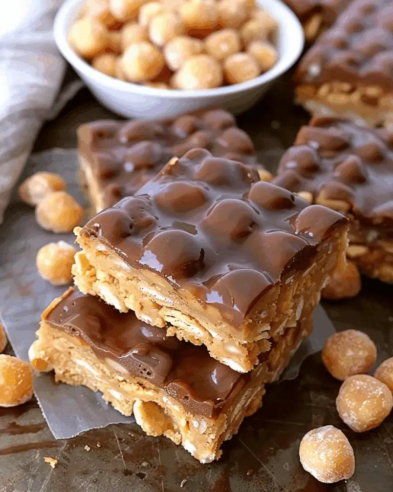 PB Caramel Crunch Cereal Bars