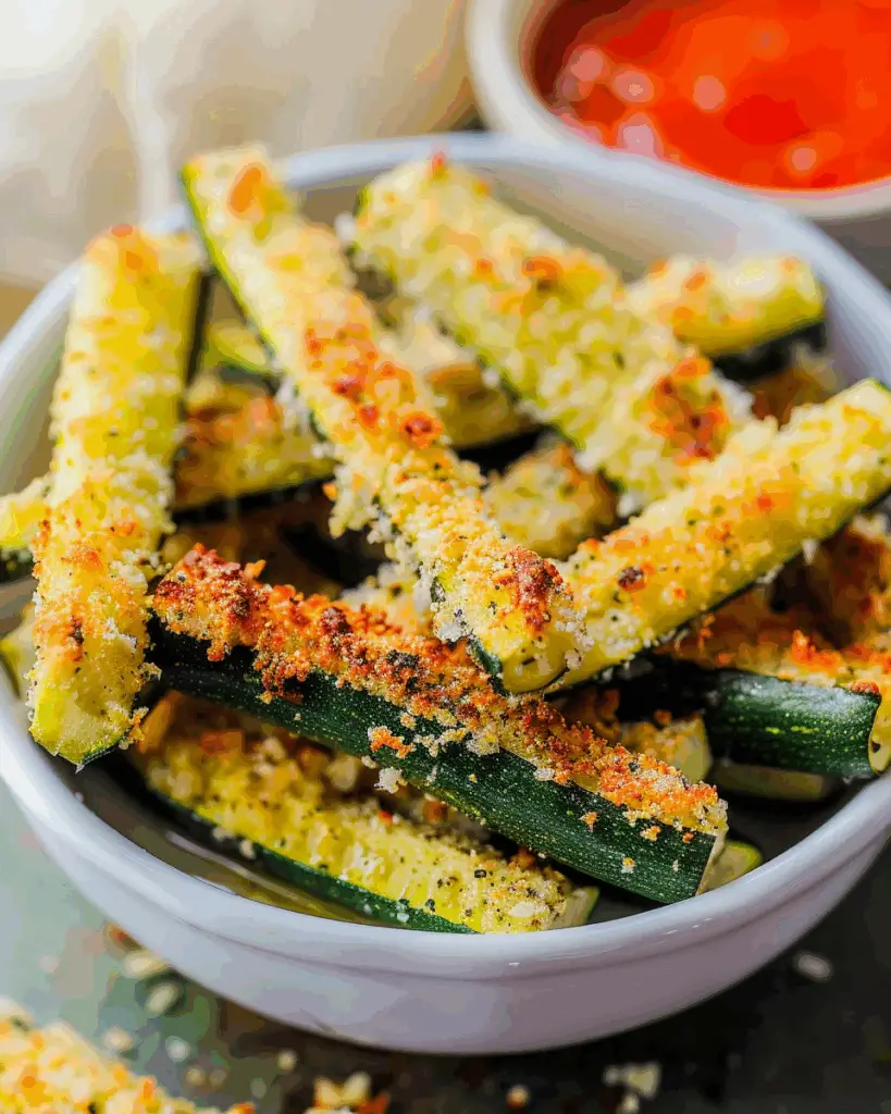 Parmesan Garlic Zucchini Fries