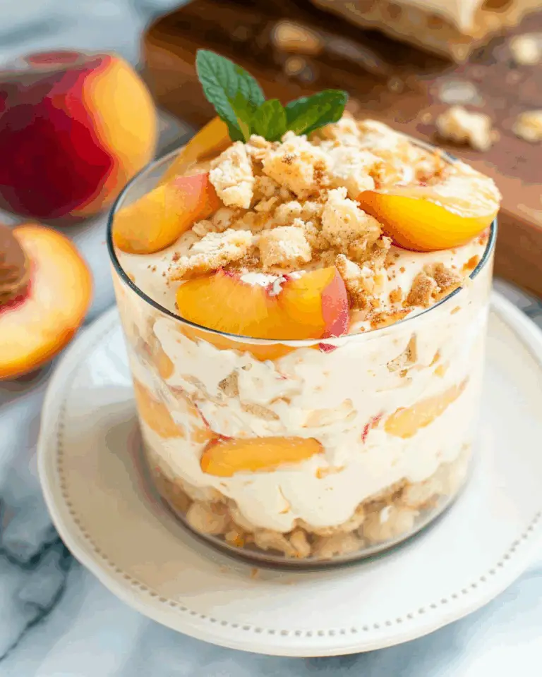 Peach Tiramisu