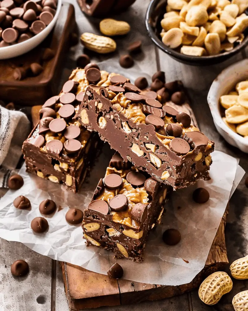 Peanut Butter Chocolate Crunch Bars