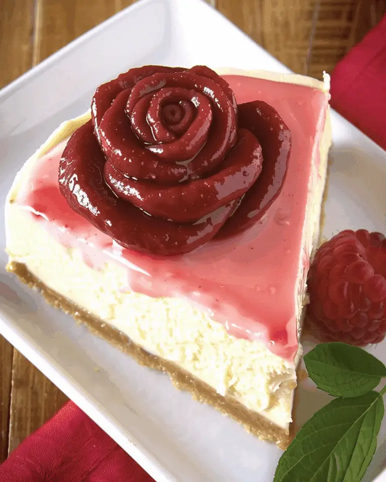 Raspberry Cheesecake Roses