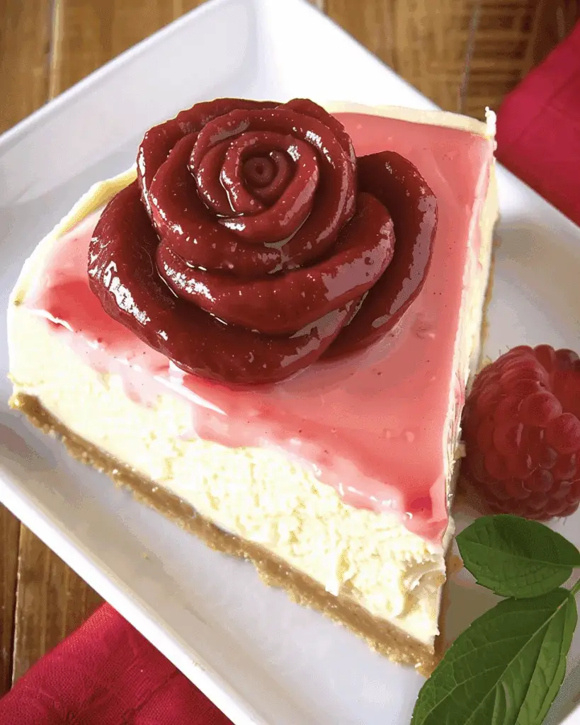 Raspberry Cheesecake Roses