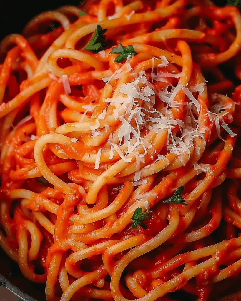 Roasted Red Pepper Alfredo