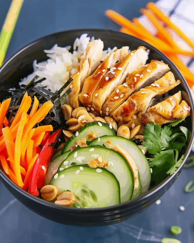 Sesame Ginger Chicken and Rice Bowls