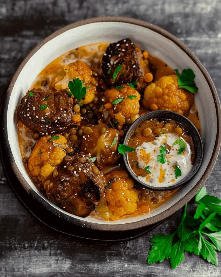 Smoky Cauliflower & Lentil Stew