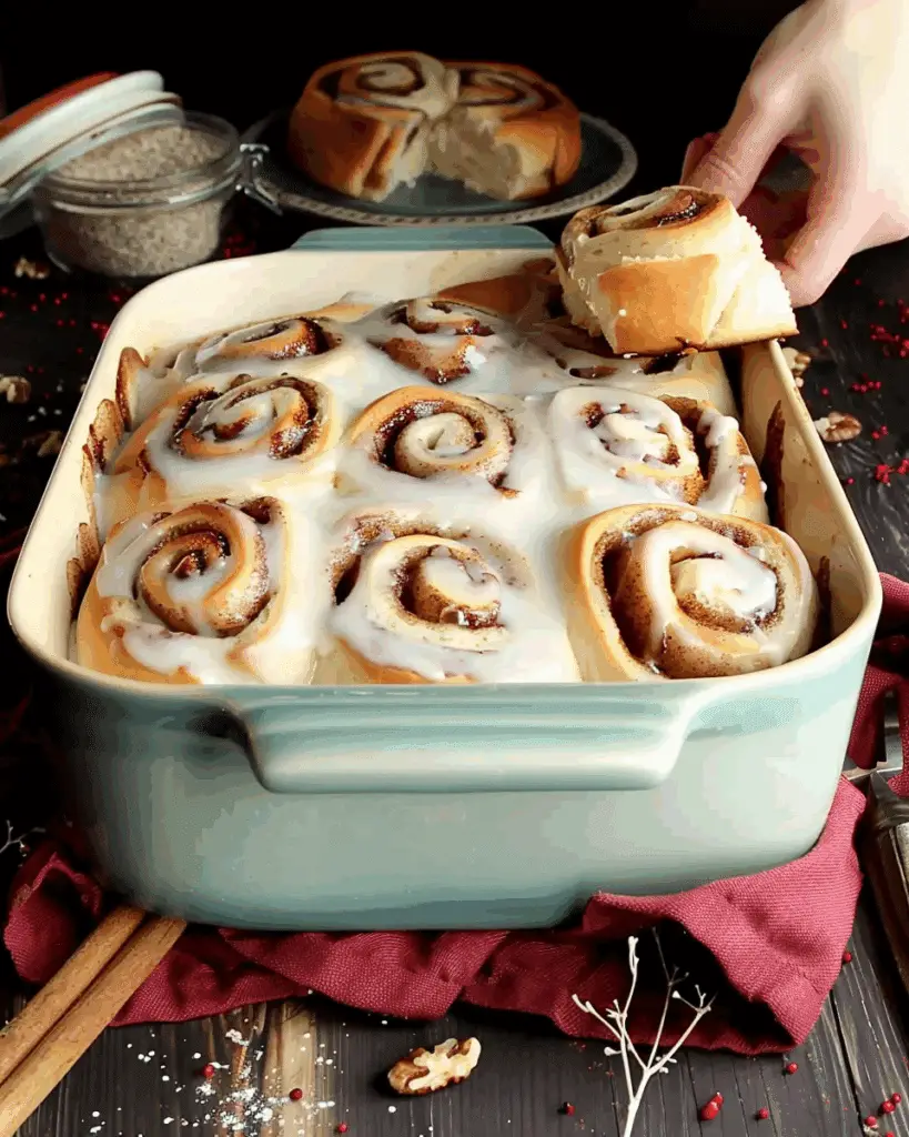 Soft and Fluffy Cinnamon-Walnut Rolls