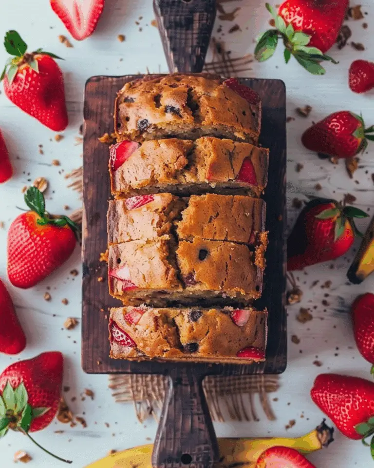 Strawberry Banana Bread