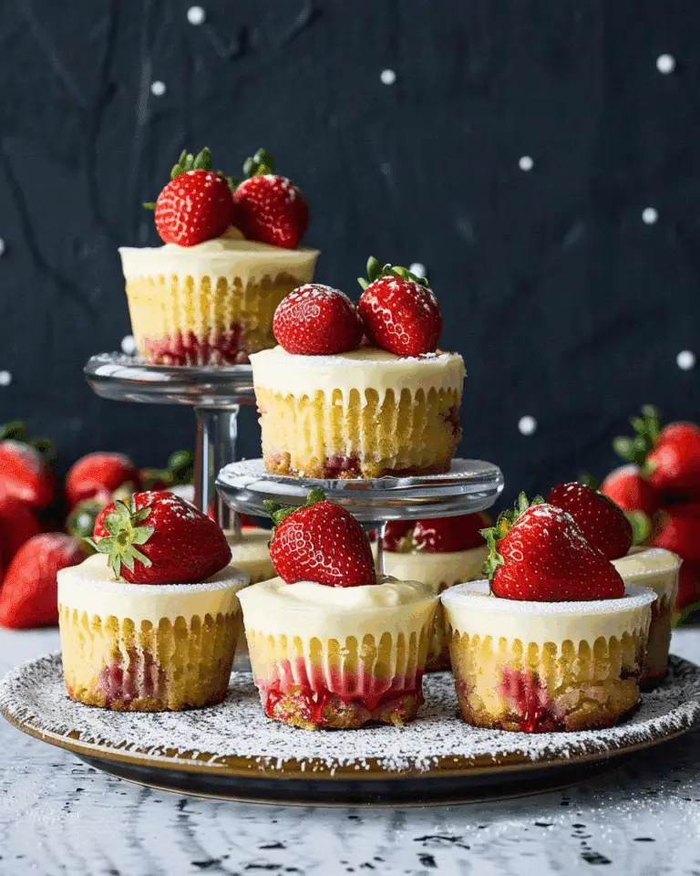 Strawberry & Cream Cake Cups