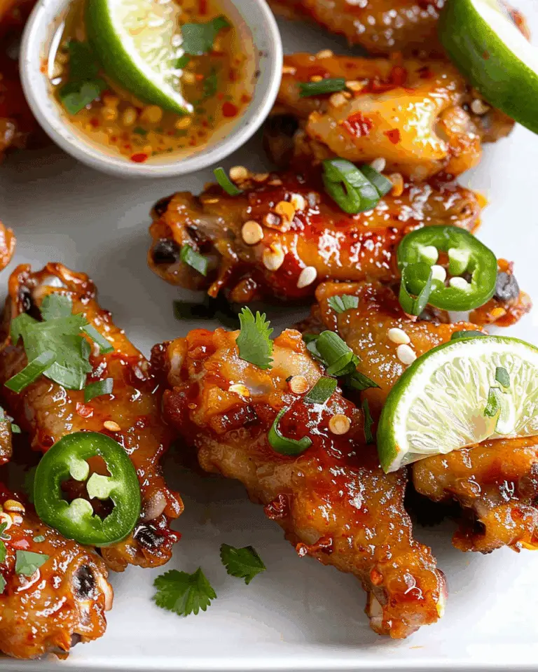 Sweet Chili Baked Chicken Wings