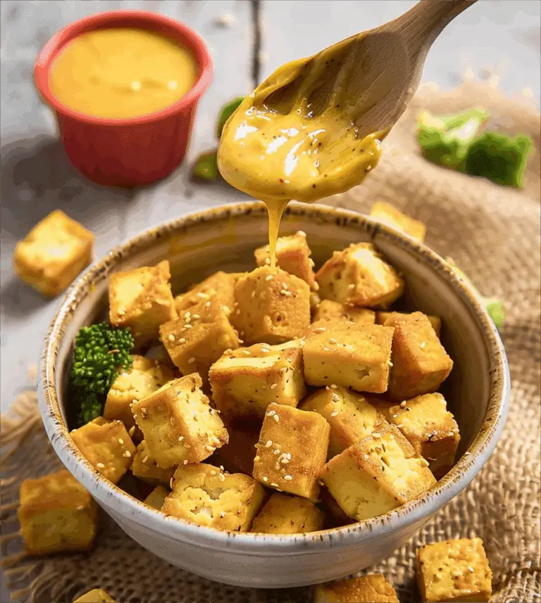 Vegan Honey Mustard Tofu