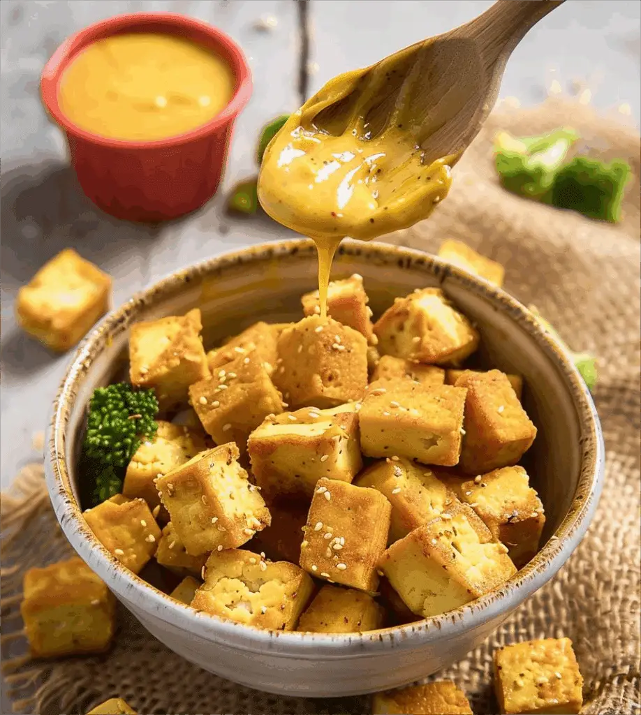 Vegan Honey Mustard Tofu
