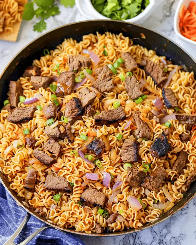 15-Minute Beef & Ramen Noodles (1-Pan!)
