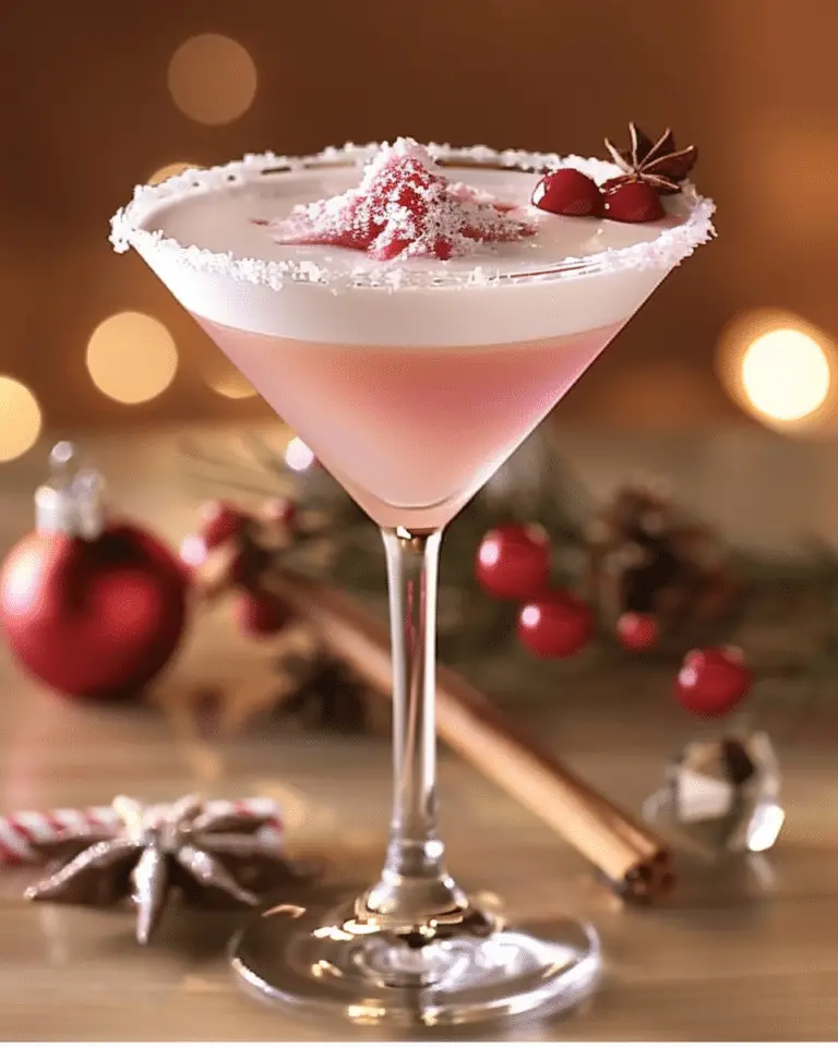 Santa Baby Pink Christmas Cocktail