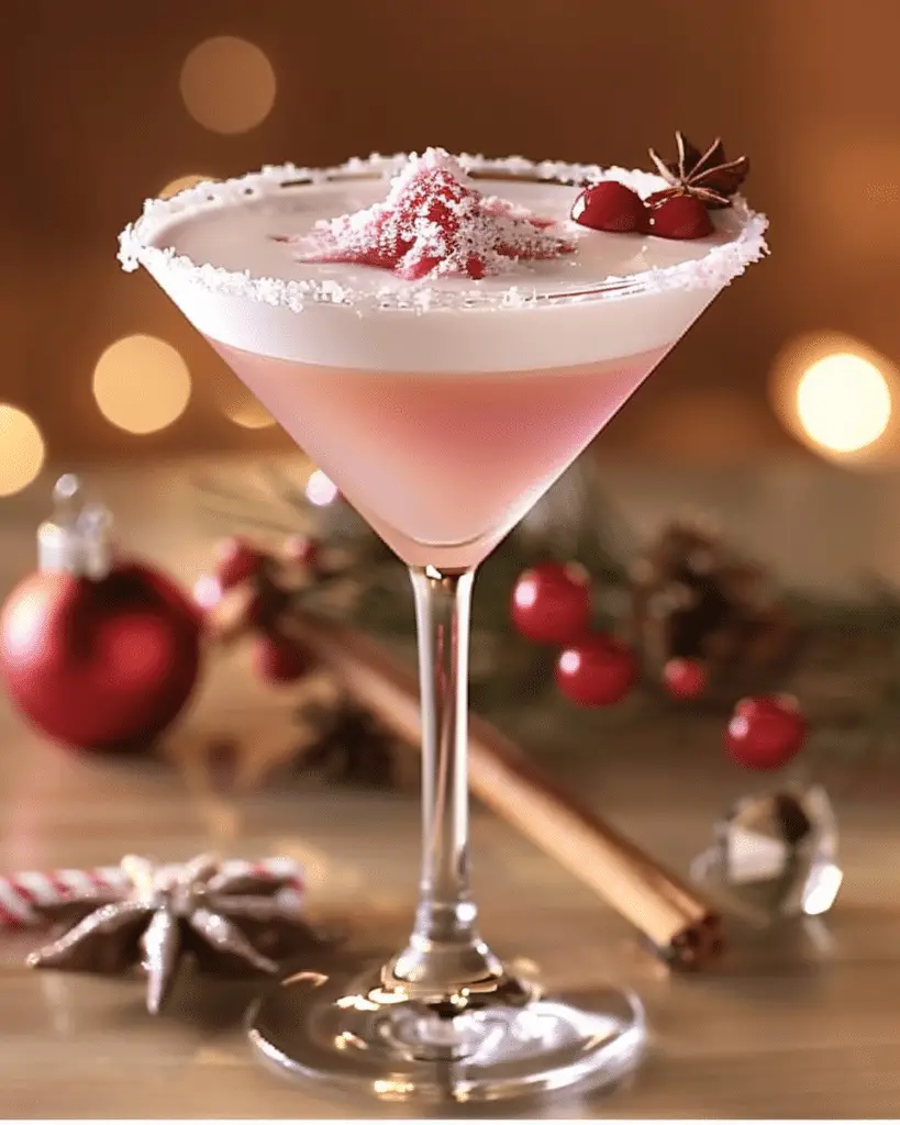 Santa Baby Pink Christmas Cocktail