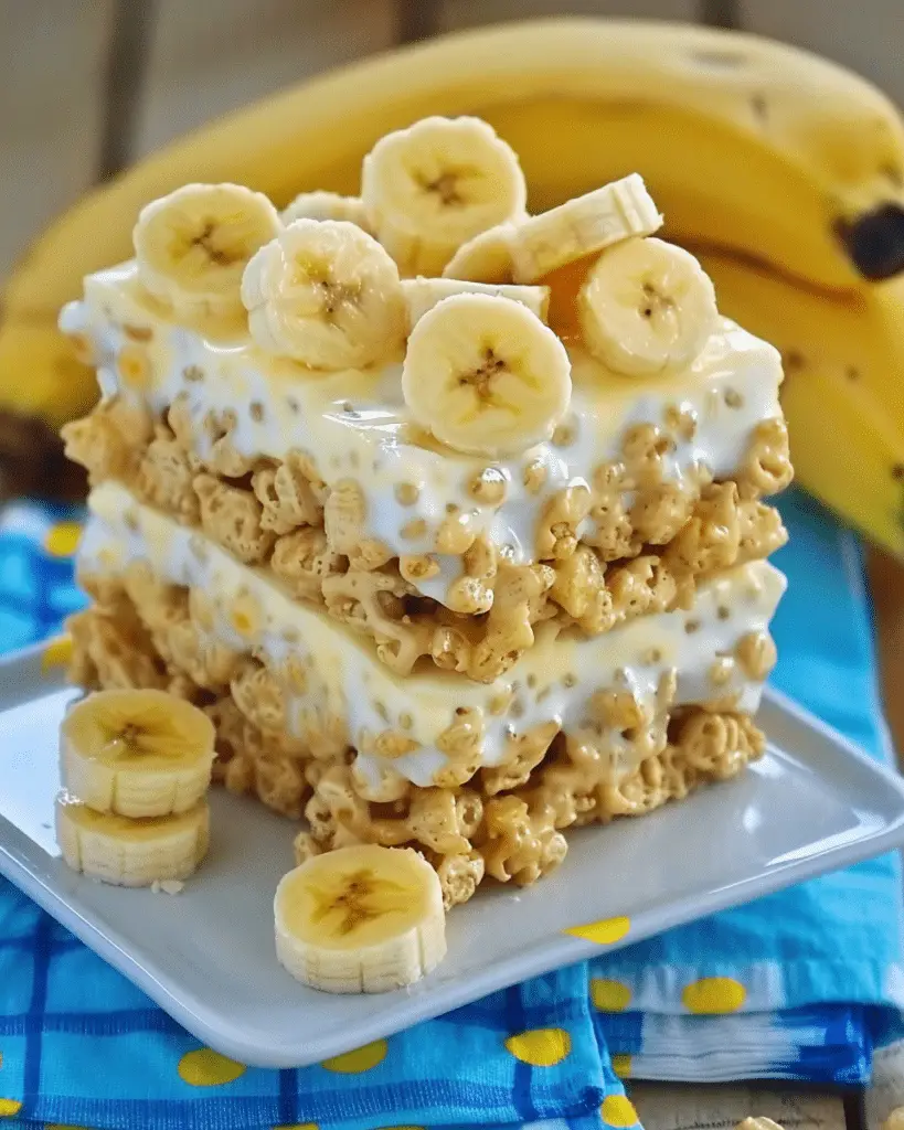Banana Pudding Rice Krispies
