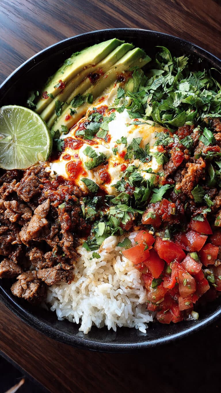 Beef Burrito Bowls