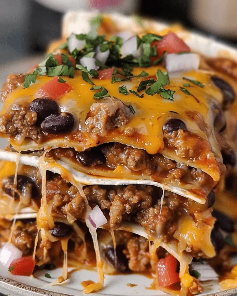 Beef Enchilada Casserole