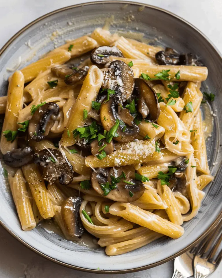 Best Creamy Miso Mushroom Pasta
