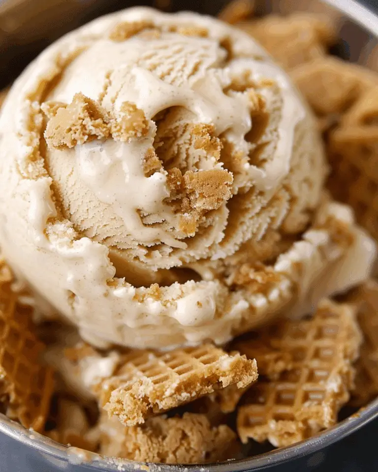 Biscoff Cookie Butter Homemade Ice Cream