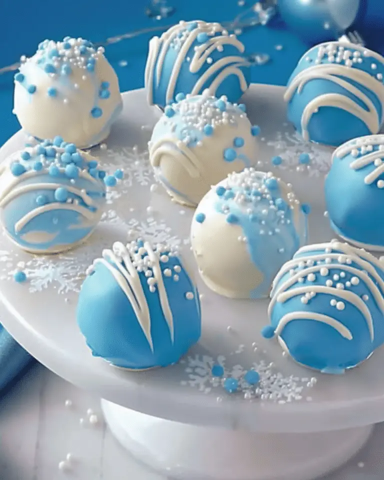Blue Christmas Truffles
