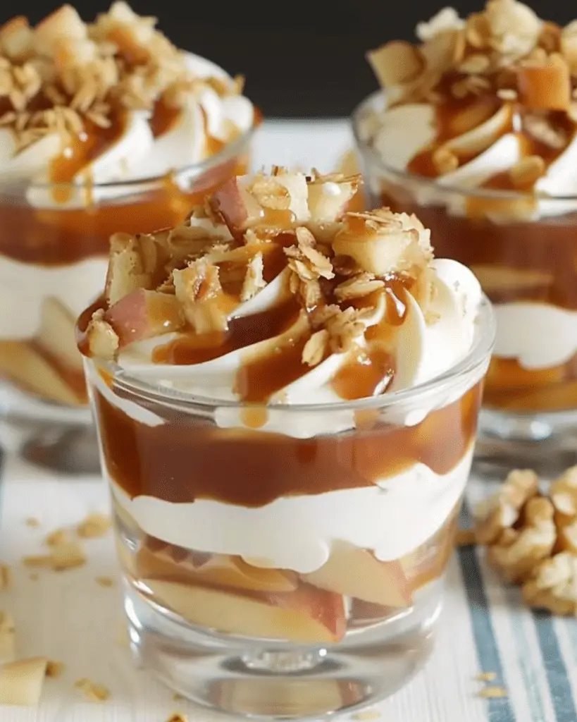 Caramel Apple Dessert Cups