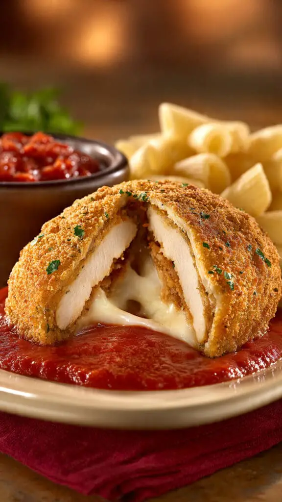 Chicken Parmesan Biscuit Bombs