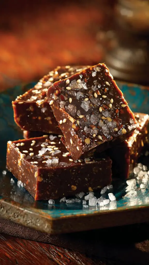 Chocolate Sesame Fudge