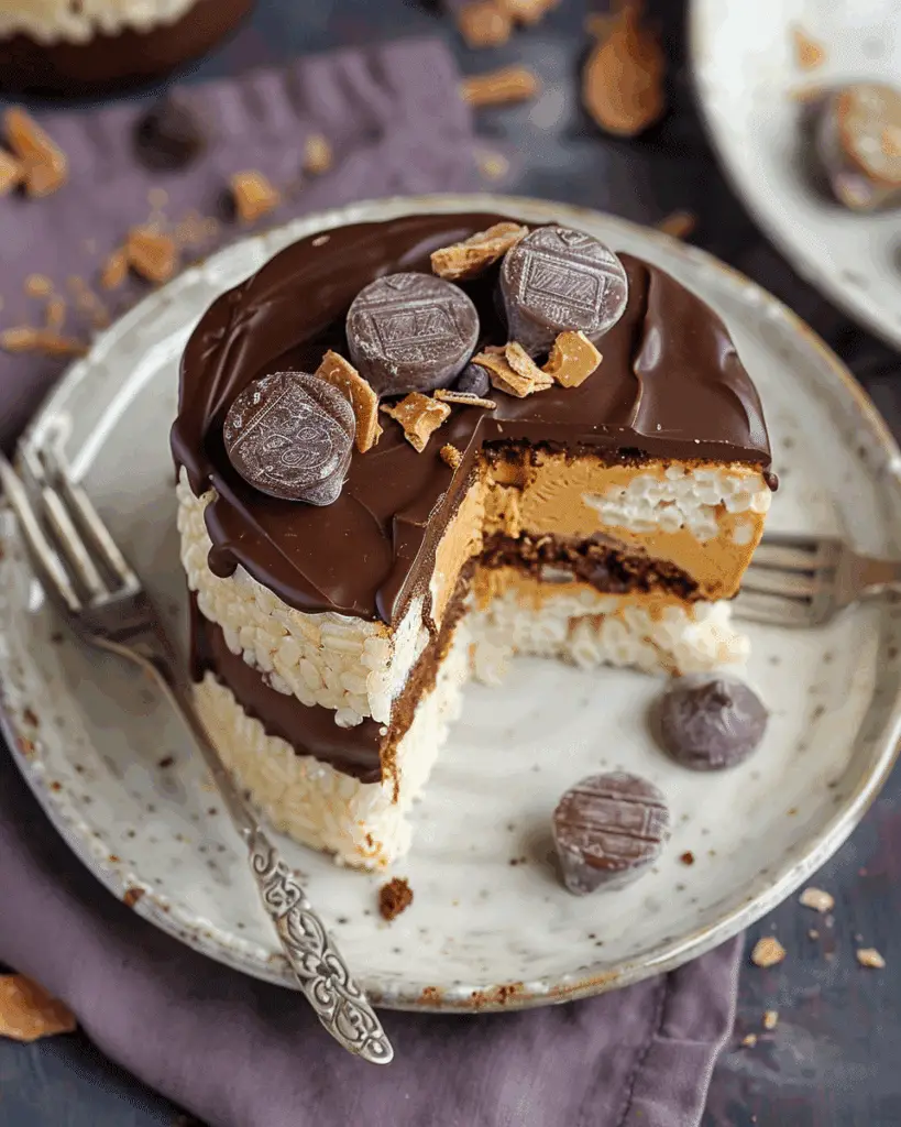 Chocolate Peanut Butter Rice Cake