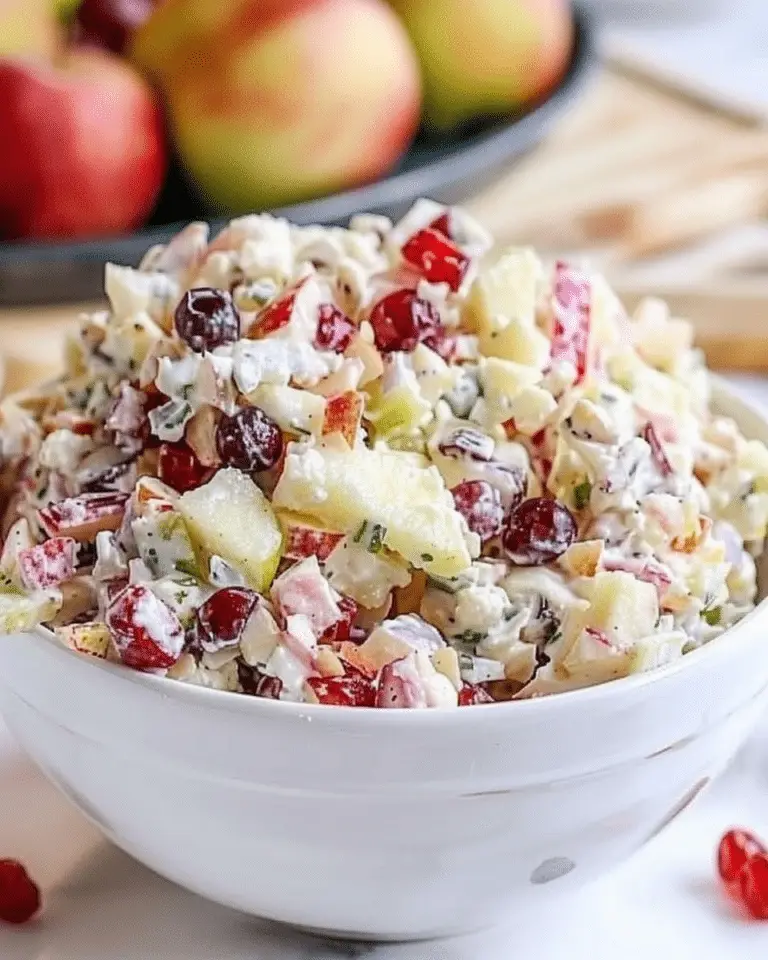 Creamy Apple + Pear Salad