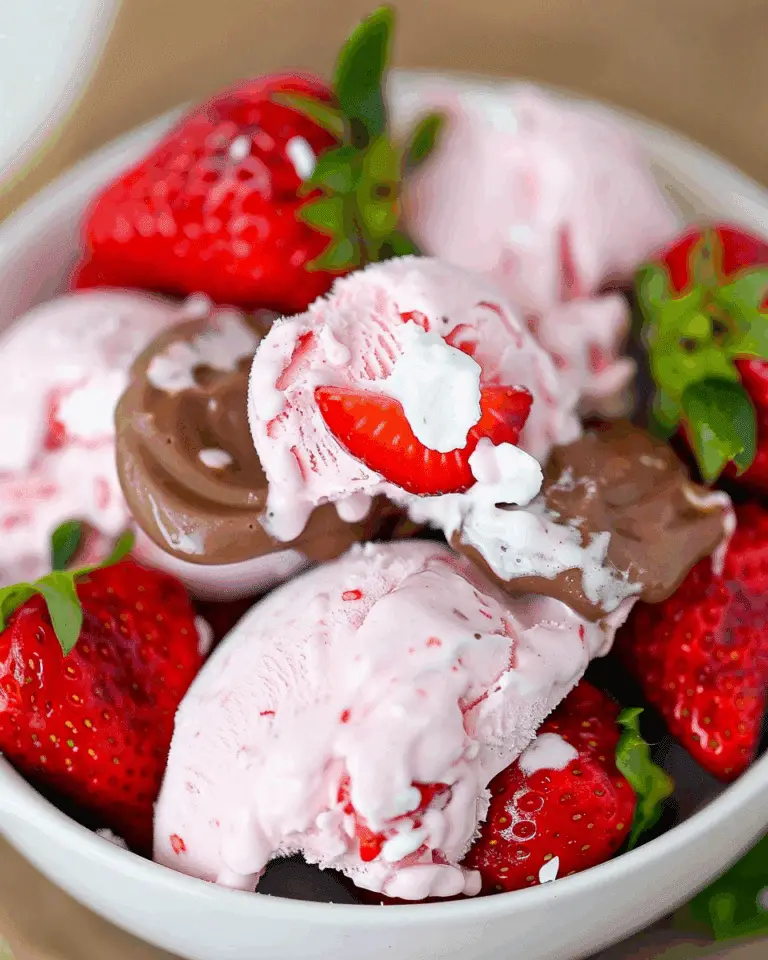 Easy Frozen Strawberry Yogurt Clusters
