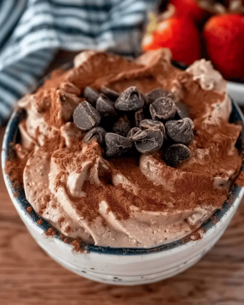 High Protein Cottage Cheese Chocolate Mousse