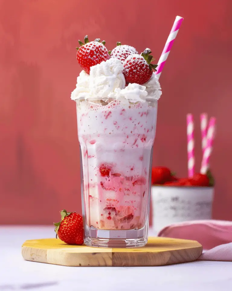 Easy Korean Strawberry Milk