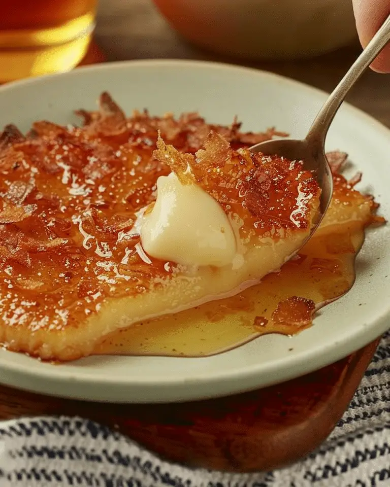 Burnt Honey Baked Custard