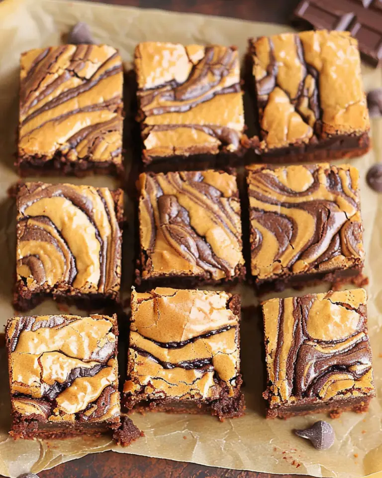 Fudgy Dark Chocolate Honey Tahini Brownies