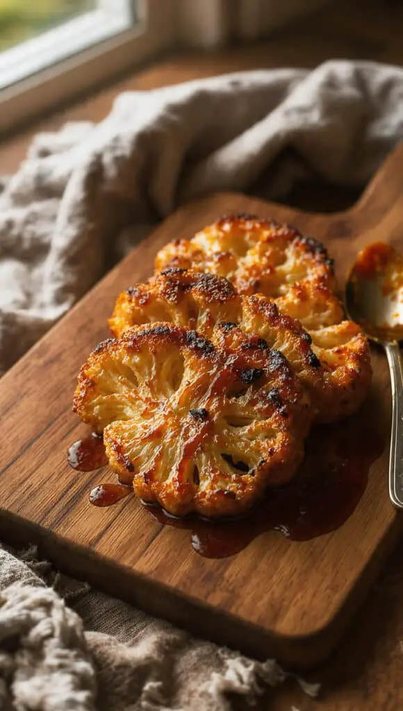 Gochujang Cauliflower Steaks