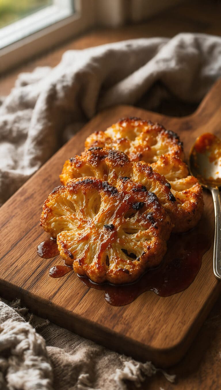 Gochujang Cauliflower Steaks