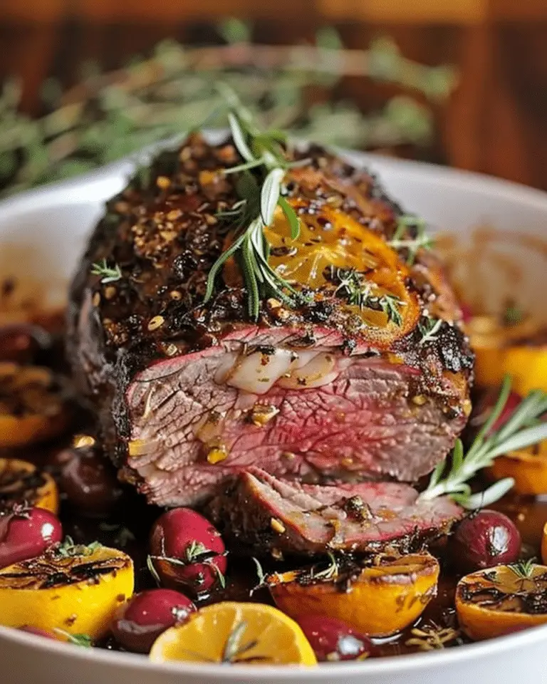 Melt-in-Your-Mouth Greek-Style Slow Roasted Lamb with Lemon, Garlic, and Fresh Herbs