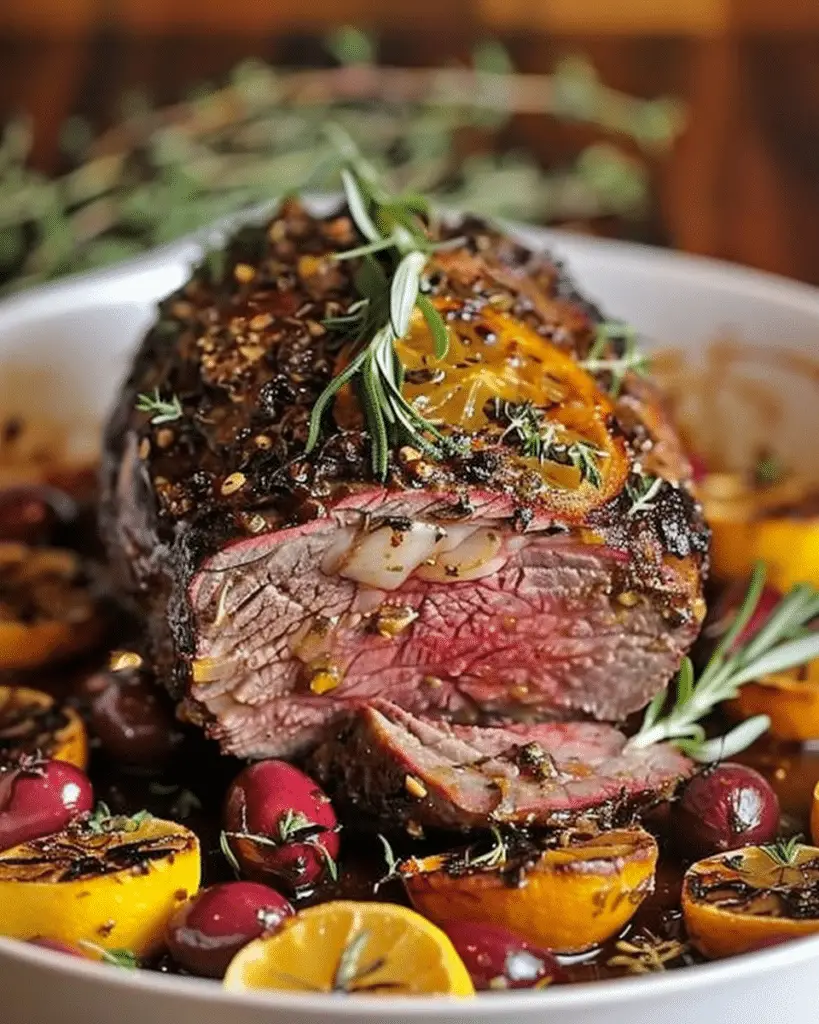 Melt-in-Your-Mouth Greek-Style Slow Roasted Lamb with Lemon, Garlic, and Fresh Herbs