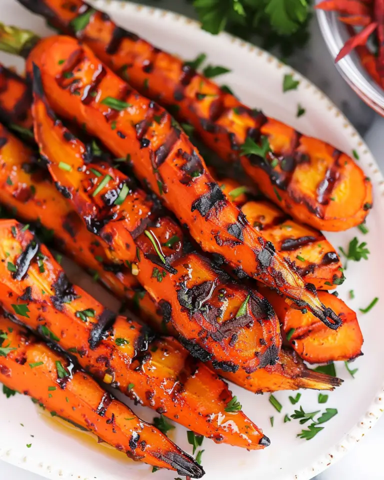 Harissa-Honey Roasted Carrots